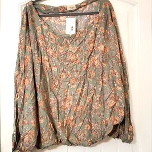 Boutique -Desert Sage Boat neck top